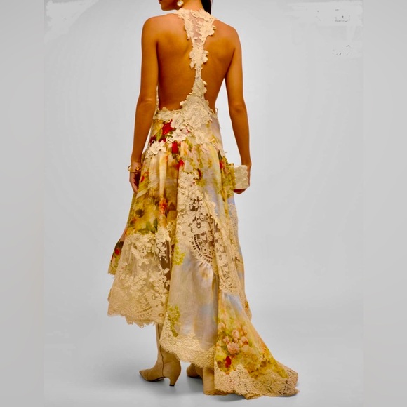 NWT Zimmermann Luminosity spliced lace dress.  Fall 2023 (Zimmermann size 2) - Picture 2 of 9